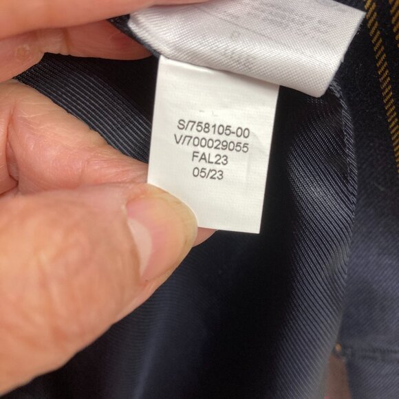 Banana Republic Factory Striped Icon Blazer Size 6 Petite Classic‎ Preppy NEW - Picture 15 of 16